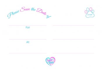 Simple Save the Date Postcard Invitations